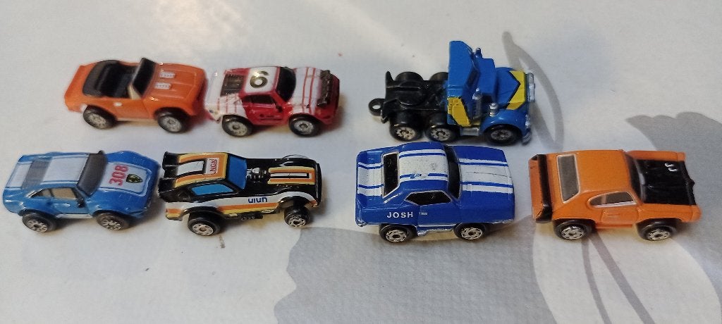 Lot de 7 Miniatures Micro Machines Galoob Vintage, Enlèvement ou Envoi, Utilisé, Voiture