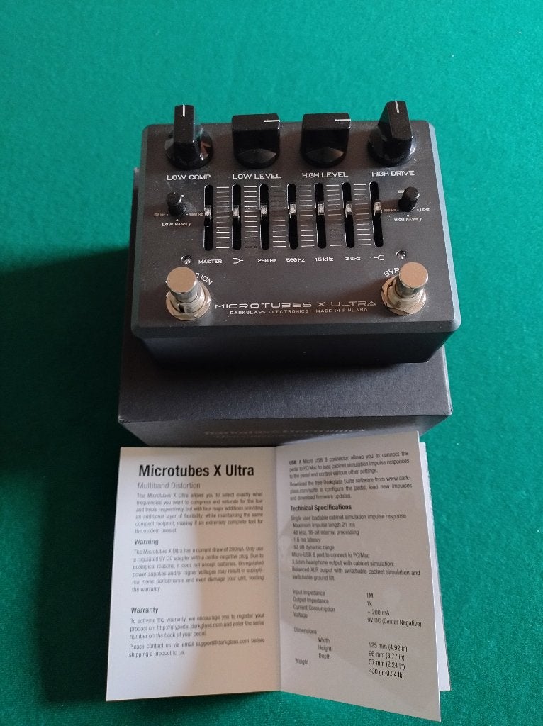 Darkglass X Ultra, Muziek en Instrumenten, Effecten, Ophalen of Verzenden, Zo goed als nieuw, Distortion, Overdrive of Fuzz