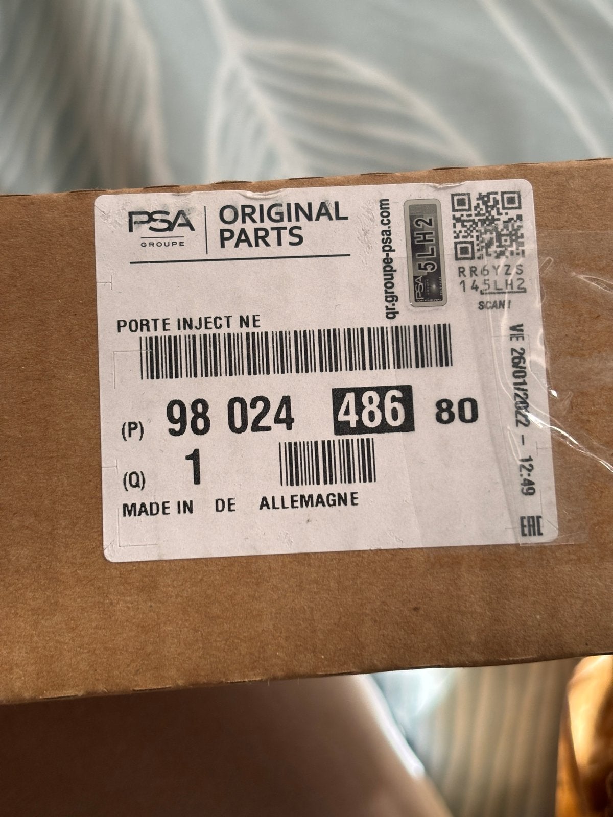 Injecteur 1.6 HDi / TDCi 9802448680 Peugeot / Citroën / Ford, Auto-onderdelen, Ophalen of Verzenden, Citroën