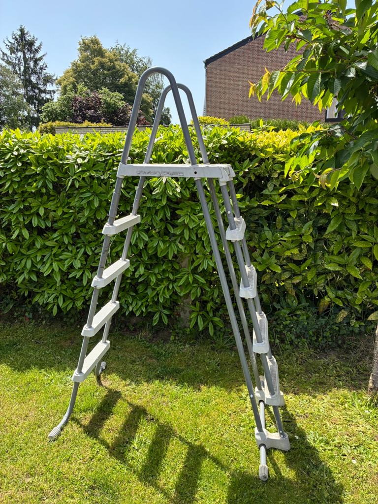 Zwembadladder voor opzetzwembad, Ophalen, Gebruikt
