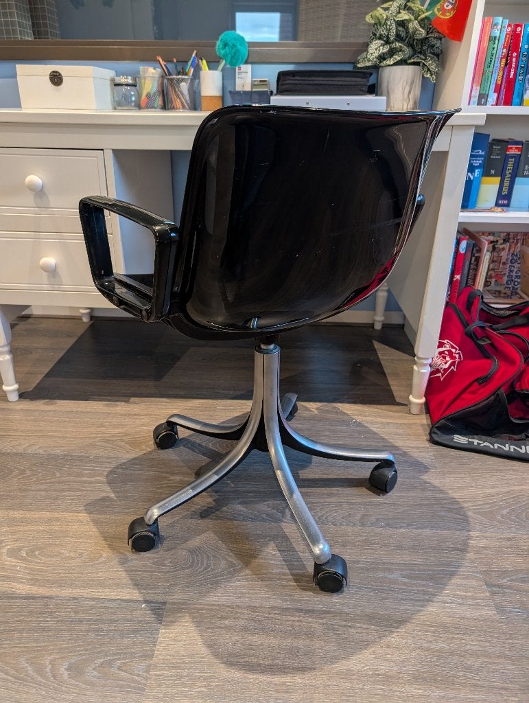 Chaise de bureau Tecno modèle Modus - Osvaldo Borsani, Enlèvement, Comme neuf, Noir, Chaise de bureau