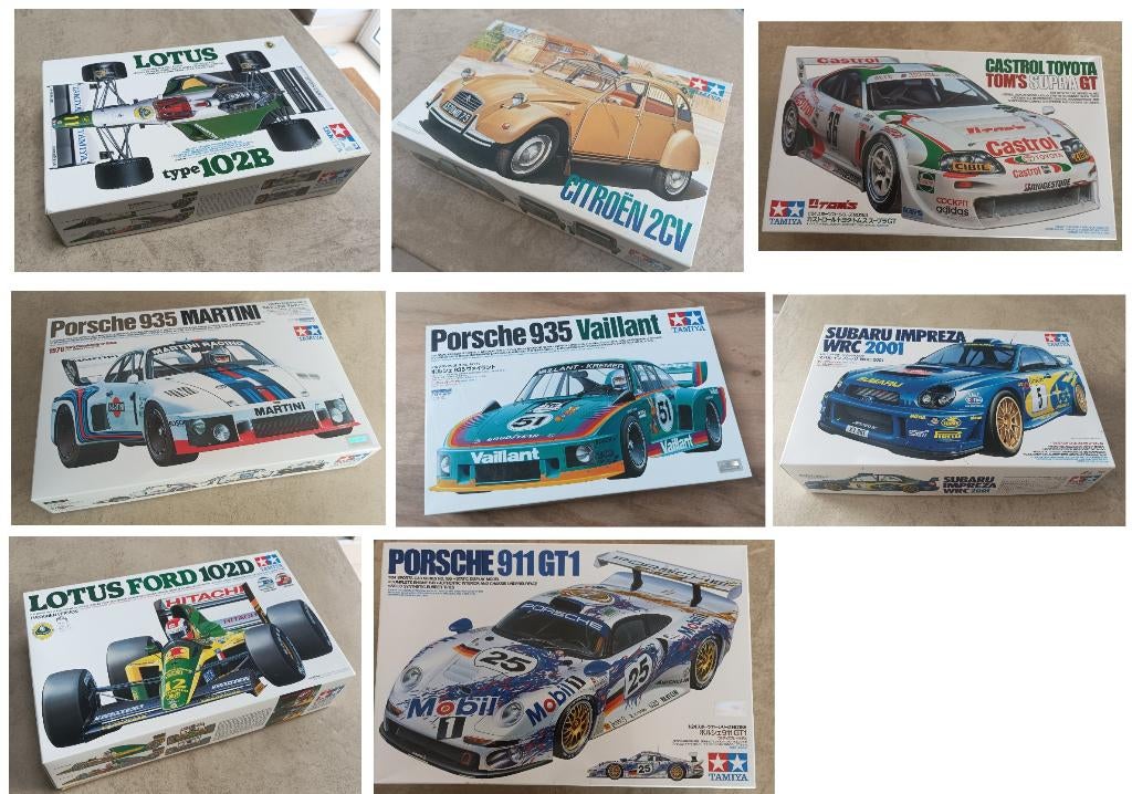 Plusieurs maquettes à monter Tamiya neuves, Hobby & Loisirs créatifs, Modélisme | Voitures & Véhicules, Neuf, Enlèvement ou Envoi