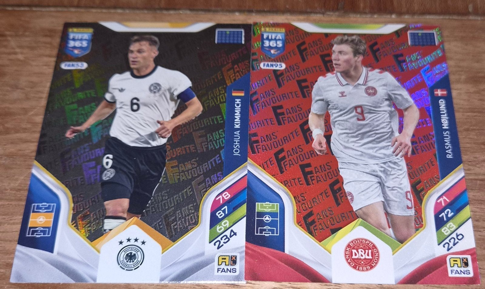 2 cartes panini fifa 365 adrenalyn xl, Collections, Enlèvement ou Envoi