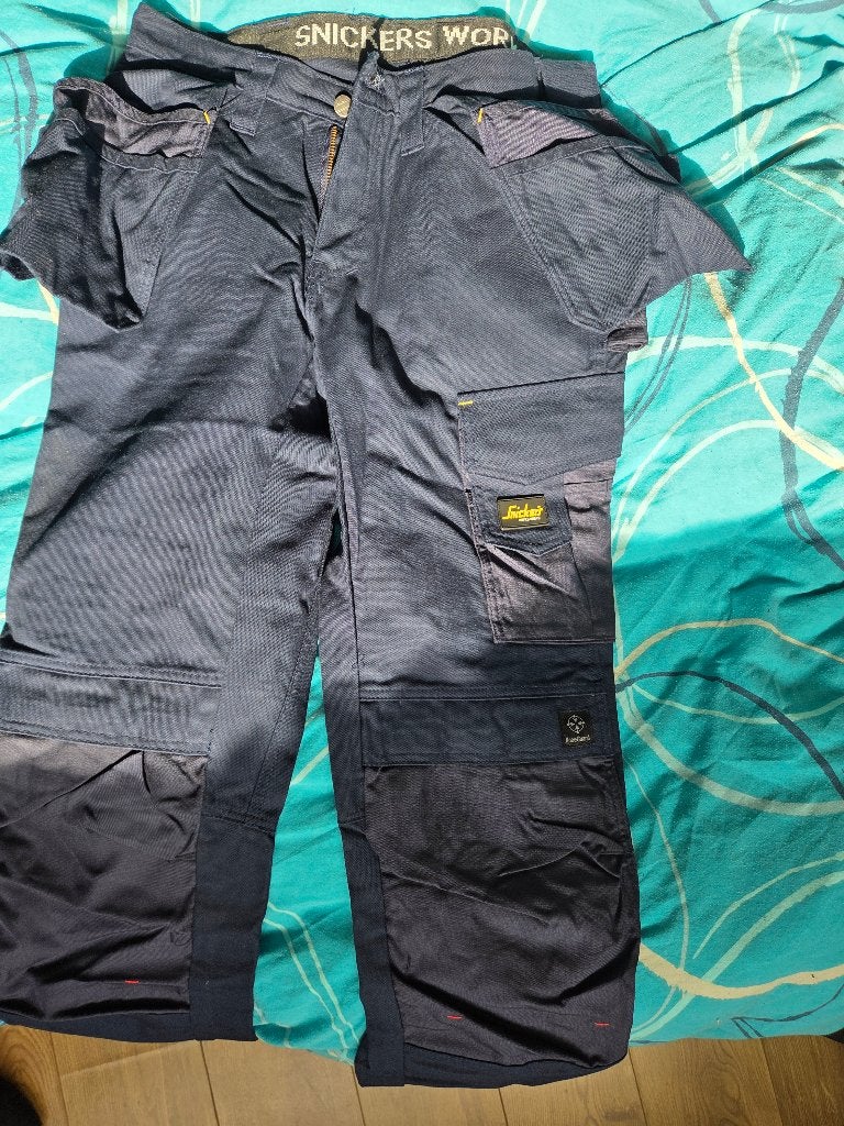 Pantalon travail Snickers 3214 poche holster T.146, Vêtements | Hommes, Enlèvement, Neuf, Bleu, Snickers