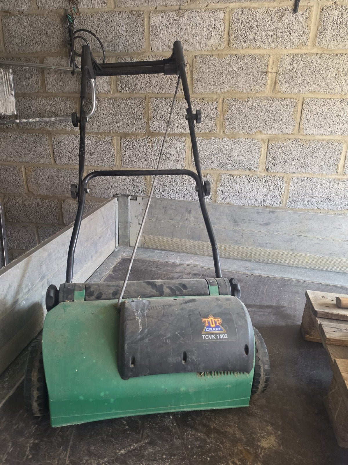 tuin verticuteer maschine, Tuin en Terras, Verticuteermachines, Ophalen of Verzenden, Gebruikt, Elektrisch, Top Craft