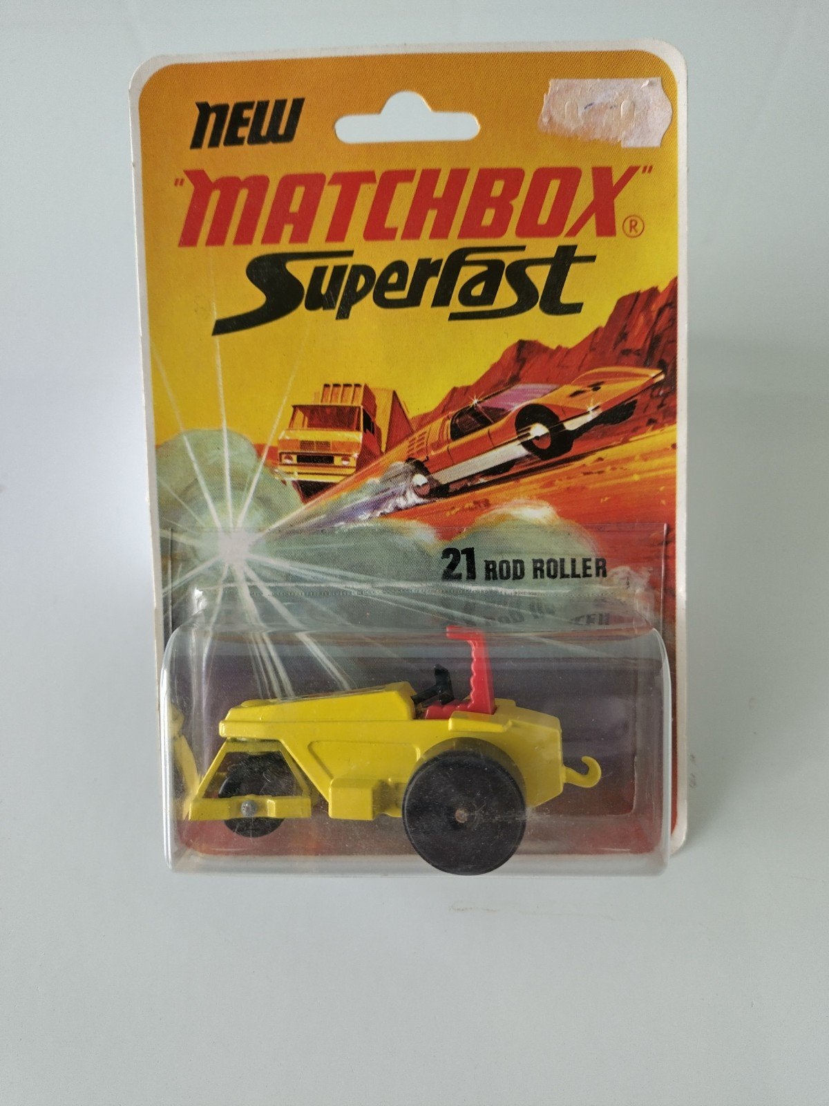 Vintage Matchbox Road Roller AFHALING LEES BESCHRIJVING, Enlèvement, Neuf, Grue, Tracteur ou Agricole, Matchbox