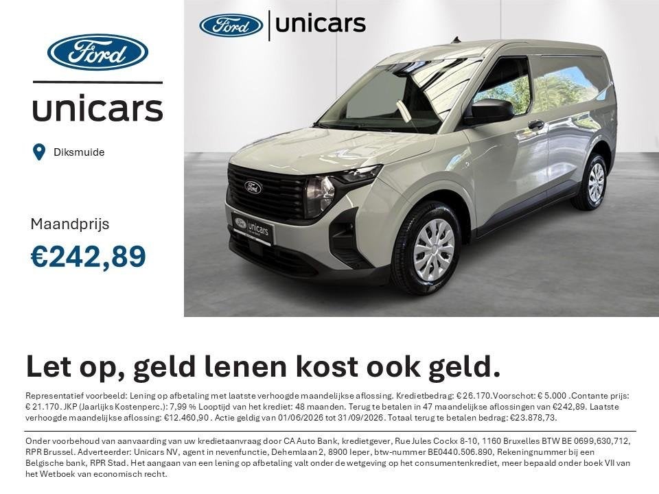 Ford Transit Courier 1.0 EcoBoost 73kW Trend, Autos, Camionnettes & Utilitaires, Neuf, Achat, 4 portes, Entreprise