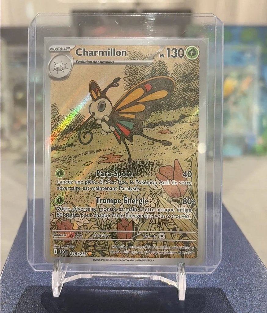 Charmillion 219/217 FR (carte Pokémon), Enlèvement ou Envoi, Comme neuf, Cartes en vrac