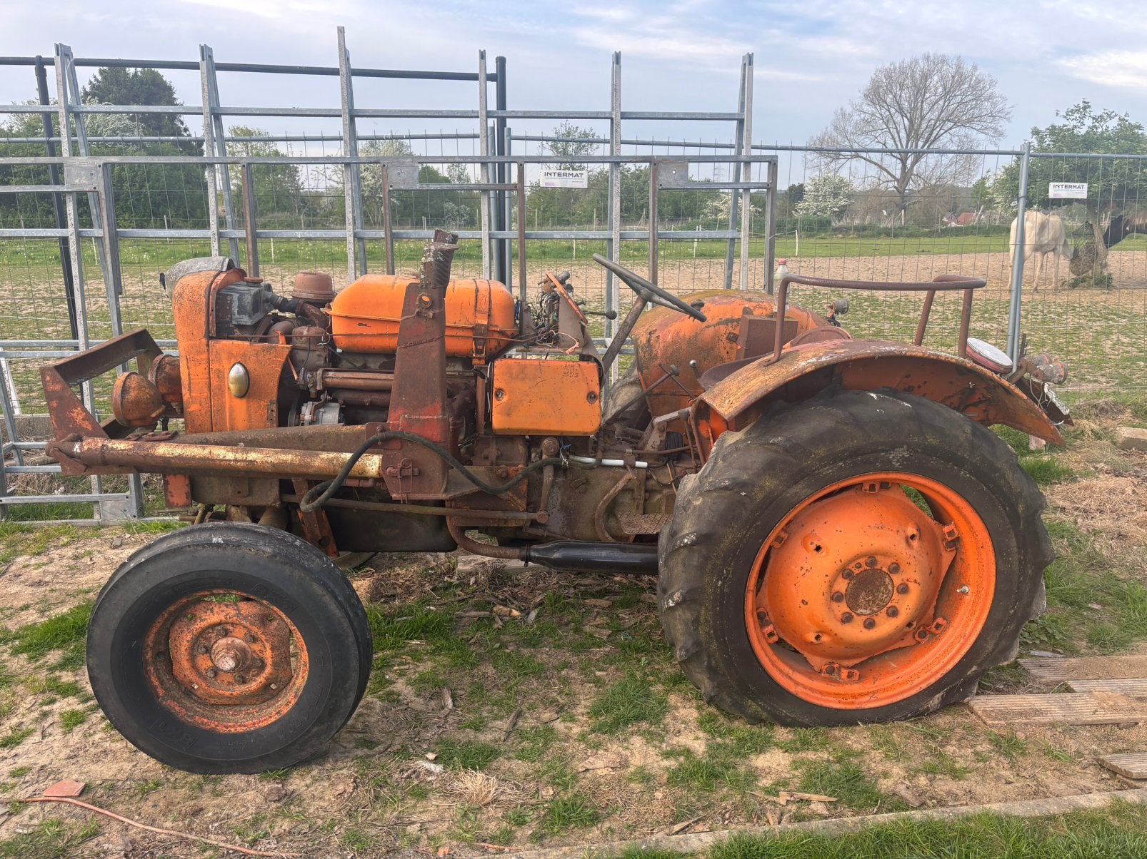 Tractor Fiat r411, Ophalen