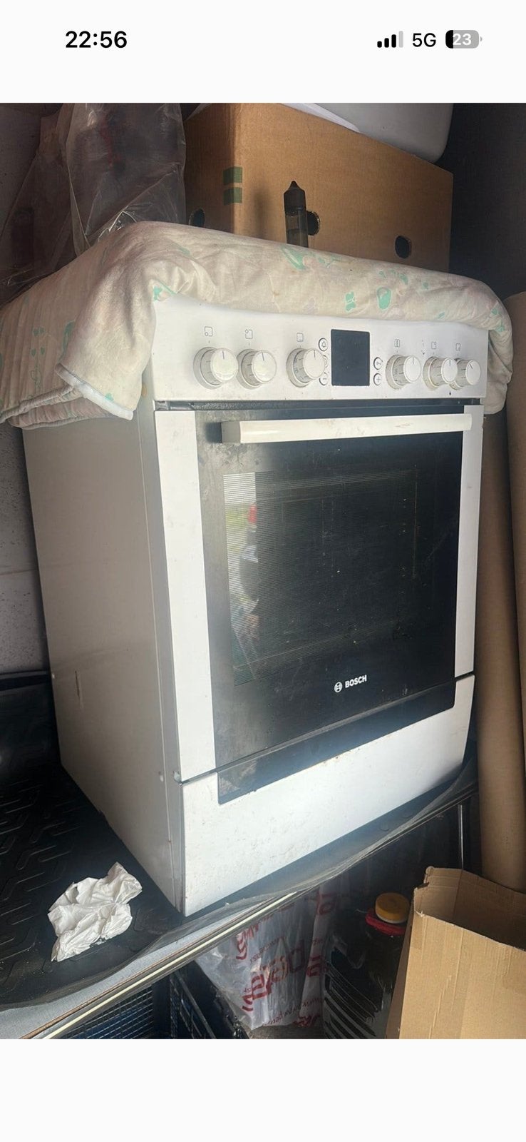 Oven bosch (bovenste deel is gas), Elektronische apparatuur, Ovens, Ophalen, Gebruikt, Bosch, Oven