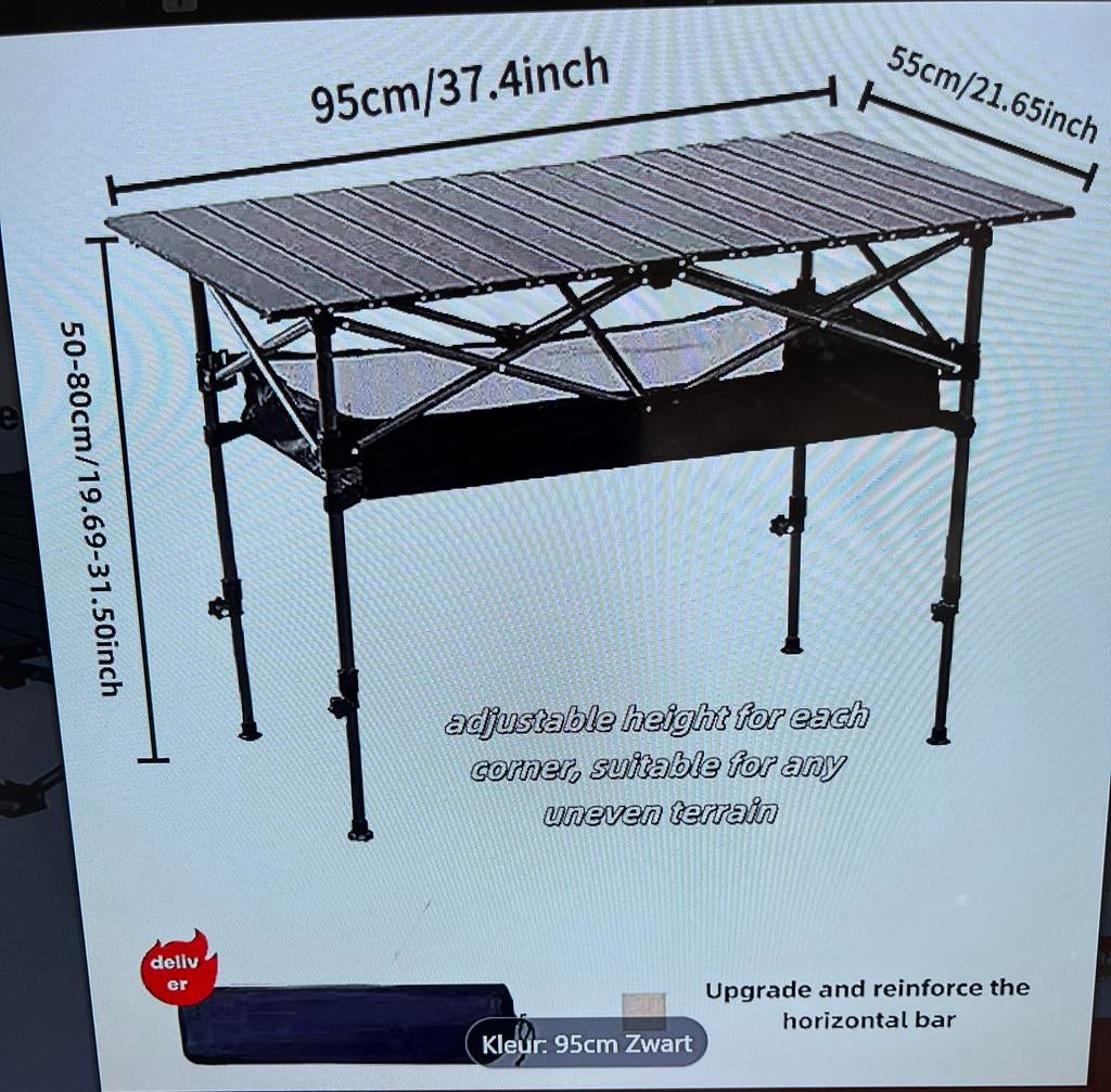 Nieuwe camping of bijzet tafels vb buffet, Ophalen, Zo goed als nieuw