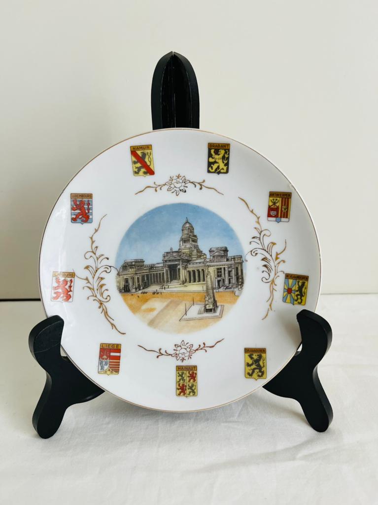 Assiette souvenir vintage en porcelaine Villeroy & Boch., Enlèvement