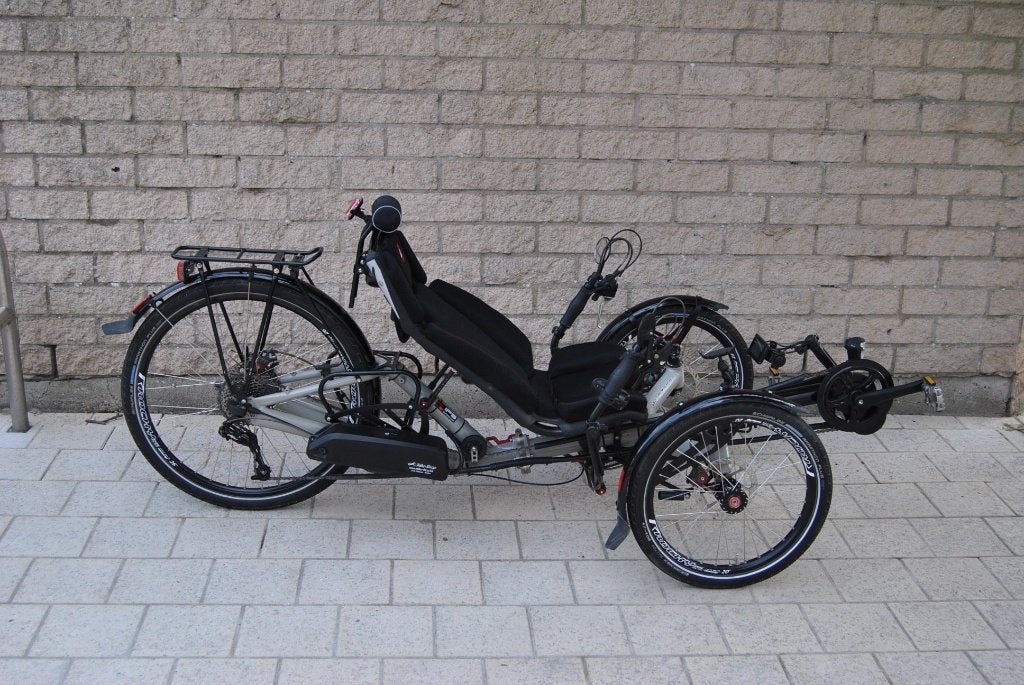 Vélo électrique AZUB T-Tris 26 à vendre, Enlèvement, Utilisé, Frein à disque, AZUB