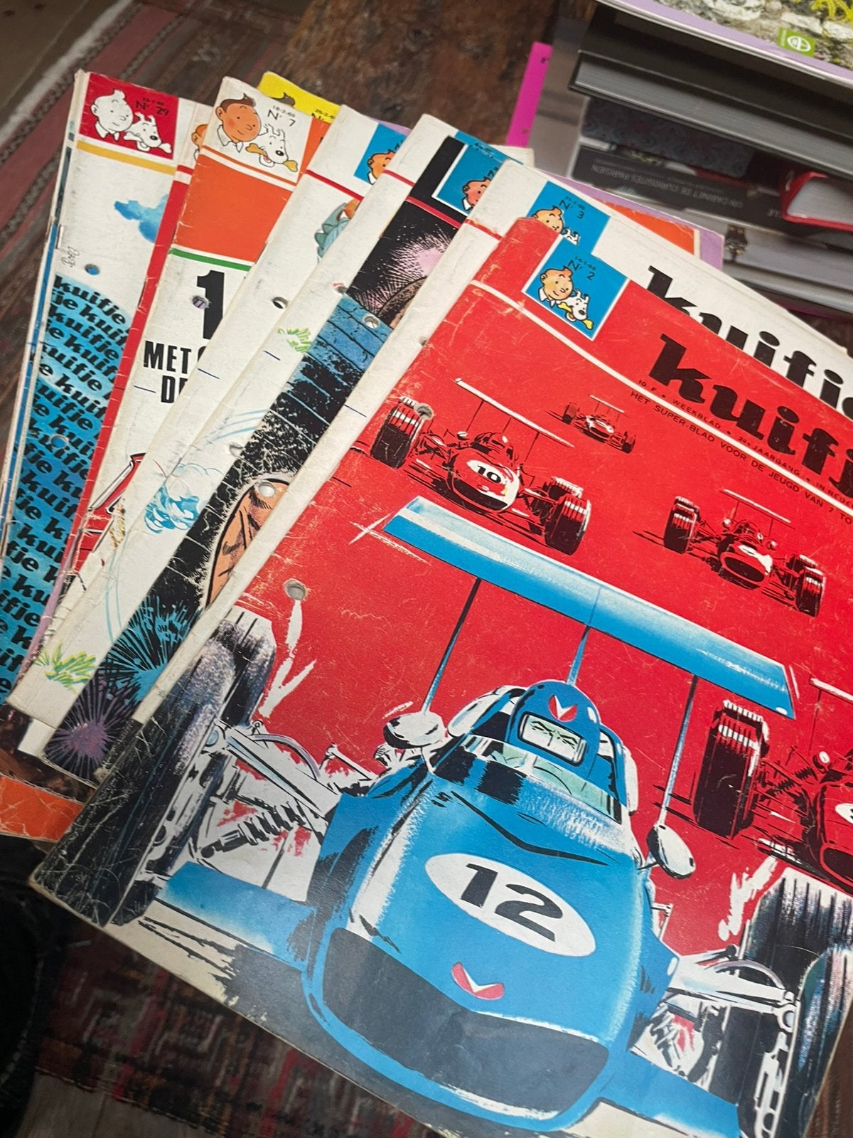 Weekblad kuifje jg 1969 t e m 1992, Complete serie of reeks, Ophalen, Gelezen