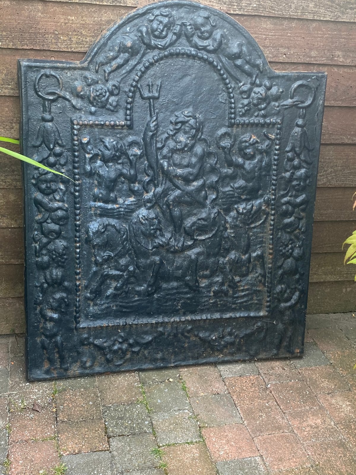 Oude haardplaat, Ophalen