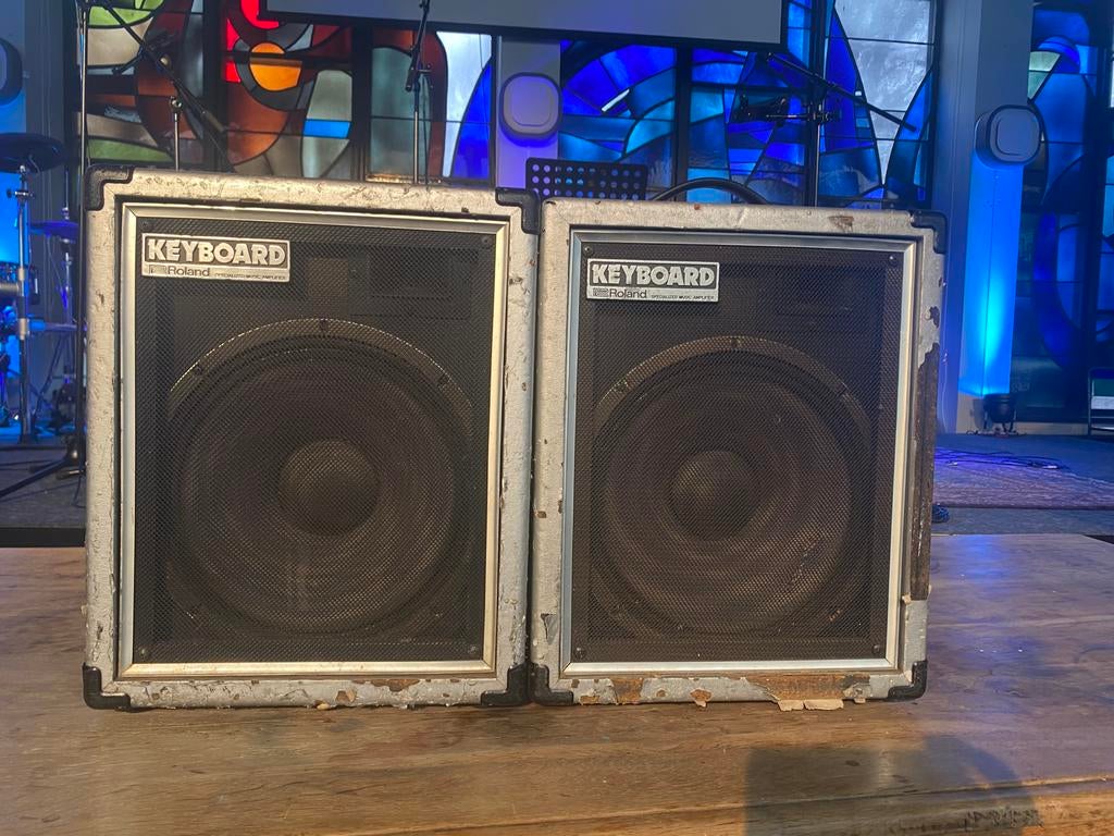 2 Roland Cube 60 | Keyboardversterkers, Musique & Instruments, Enlèvement, Utilisé, Moins de 500 watts, Ampli clavier