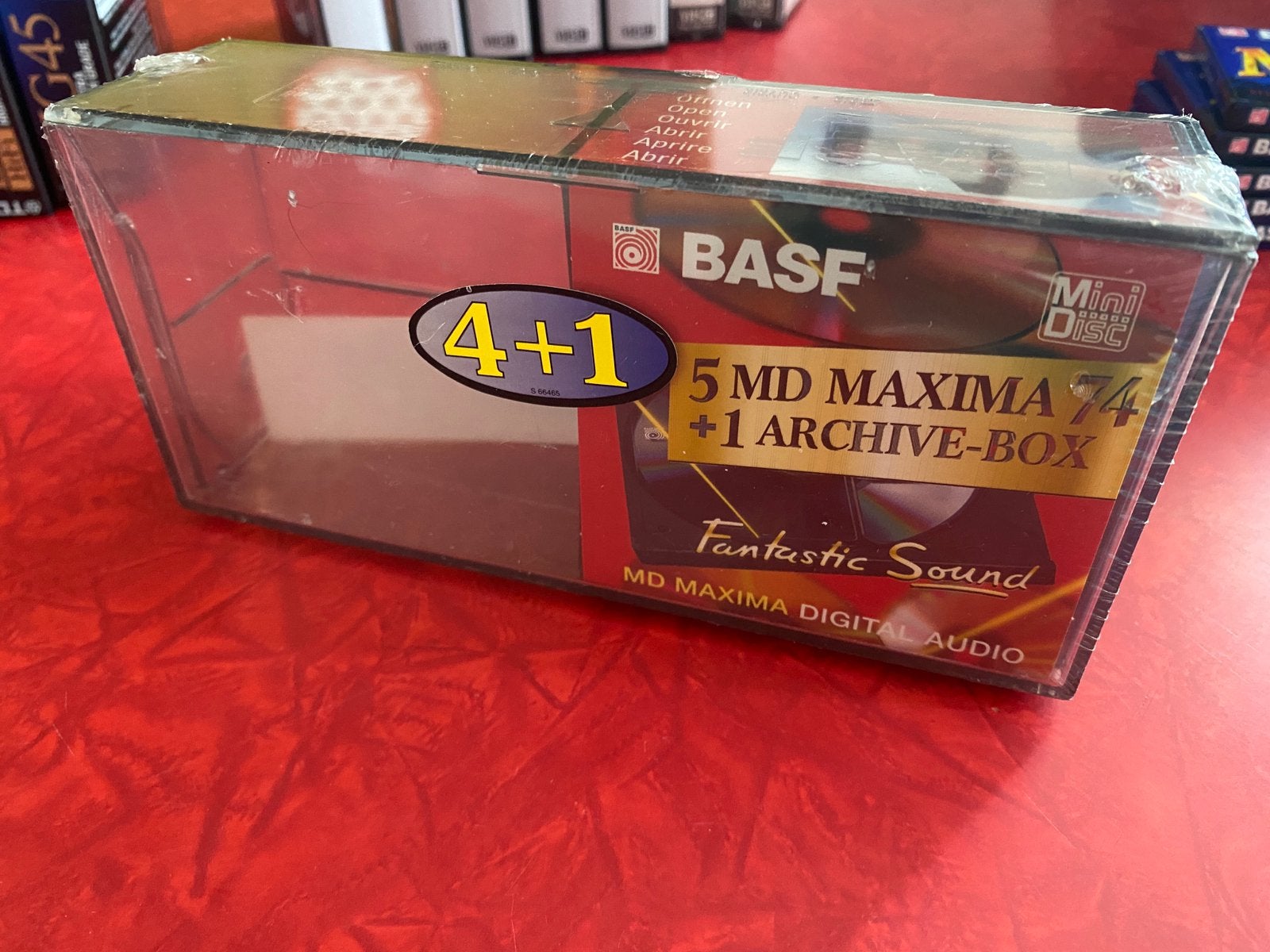MiniDisc BASF + boite de rangement scellée, Enlèvement ou Envoi