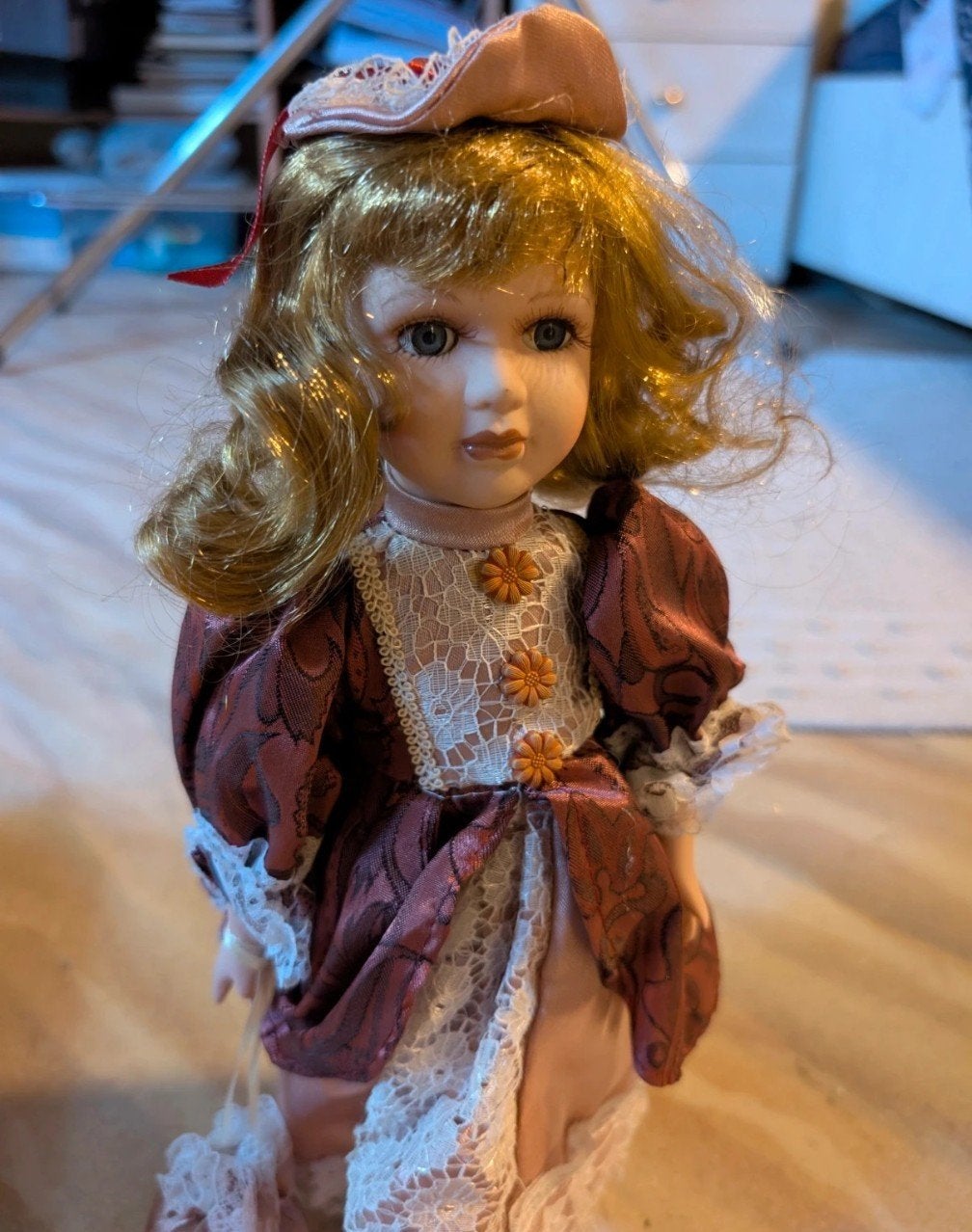poupée en porcelaine, Collections, Enlèvement ou Envoi, Comme neuf, Poupée