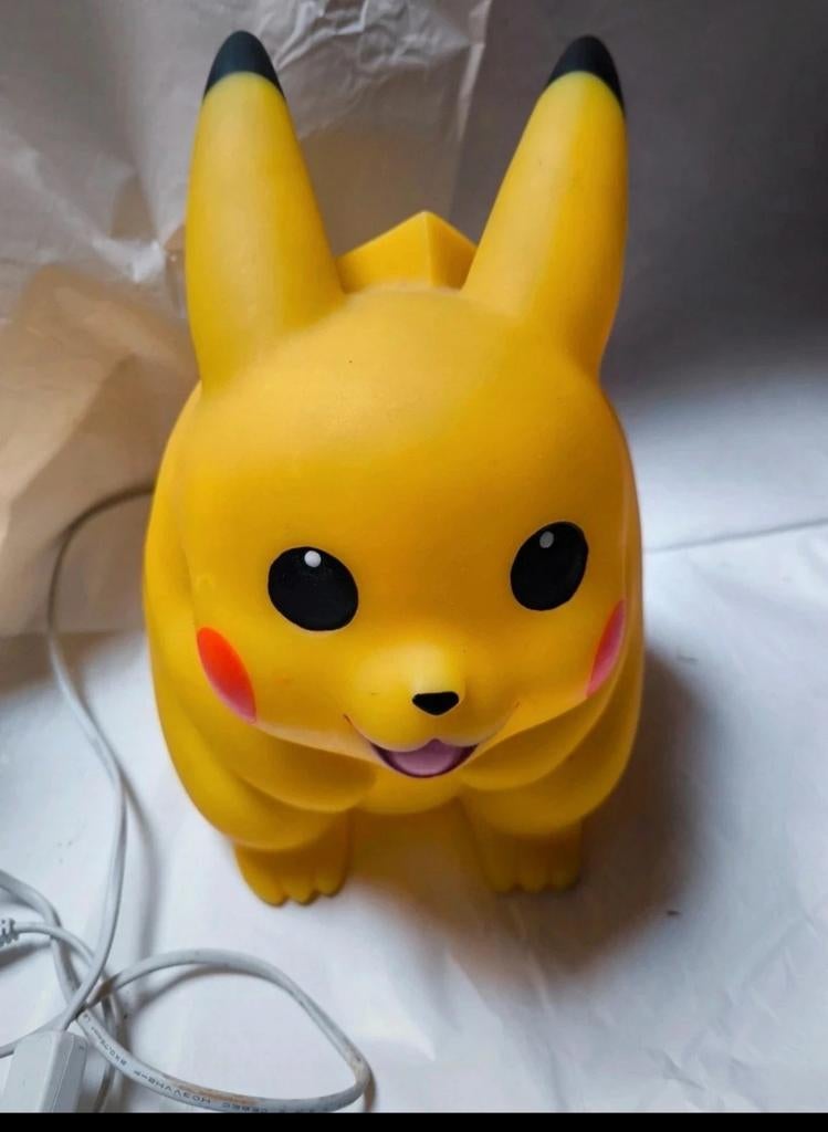 Vintage Pikachu Pokémon giant lamp uit 1996 Tafellamp beeldj