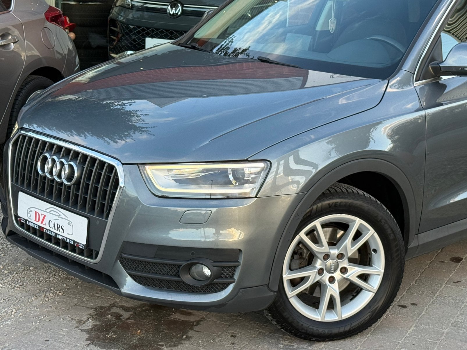 AUDI Q3 2.0TDI 136PK |NAVI | DIGITALE AIRCO |CRUISE CONTROL, Auto's, Euro 5, Stof, Zwart, https://public.car-pass.be/vhr/95bde929-9931-437e-b2bc-da08b40a05d5
