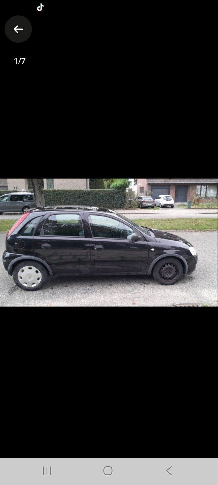 opel corsa, Auto's, Voorwielaandrijving, Stof, Zwart, 5 deurs