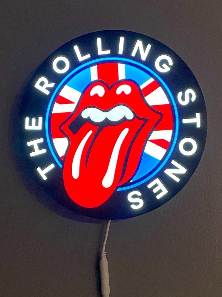 La boîte à lumière des Rolling Stones, parfaite pour un homm, Collections, Marques & Objets publicitaires, Neuf, Table lumineuse ou lampe (néon)