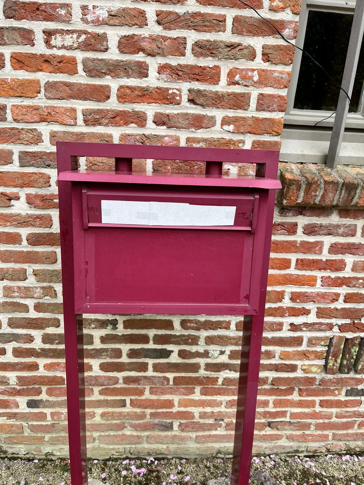 Stevige grote brievenbus perfecte staat met sleutel, Tuin en Terras, Brievenbussen, Ophalen, Zo goed als nieuw