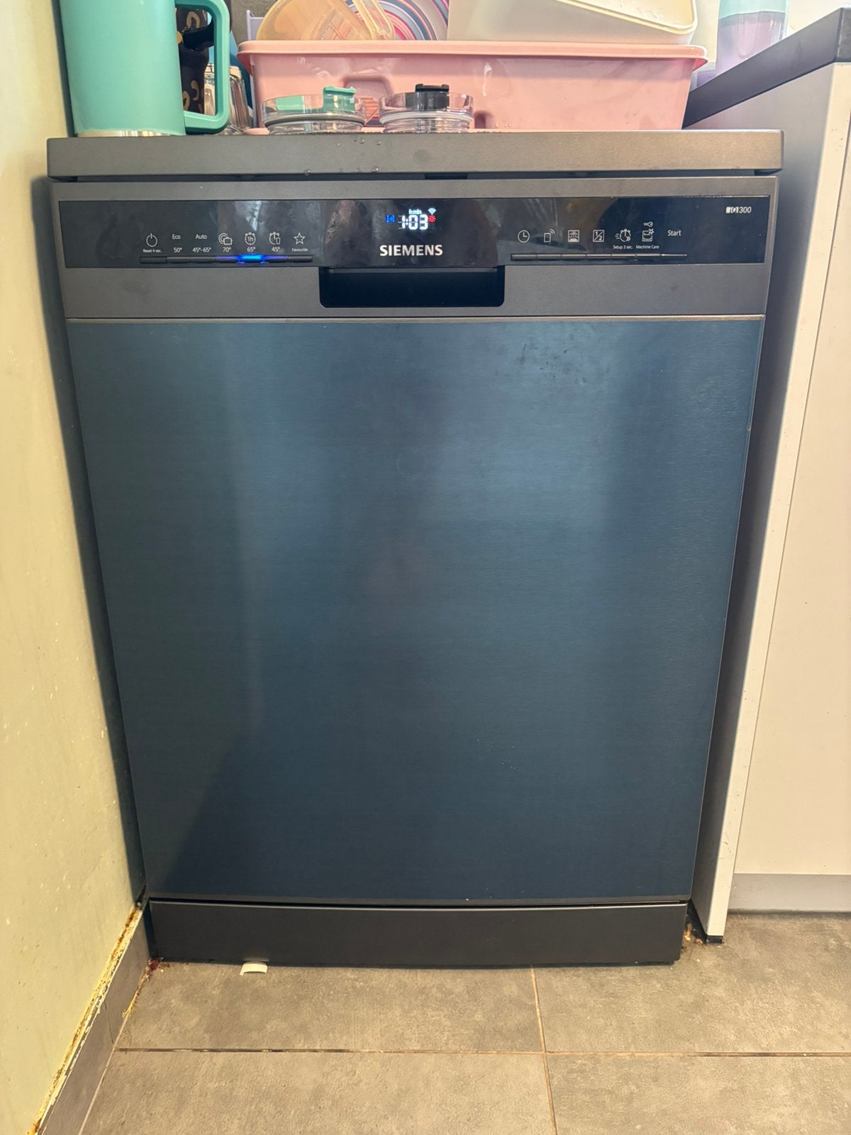 Lave-vaisselle Siemens SN23EI03ME iQ300 Home Connect, Enlèvement, Comme neuf, Autoportant, Programme éco