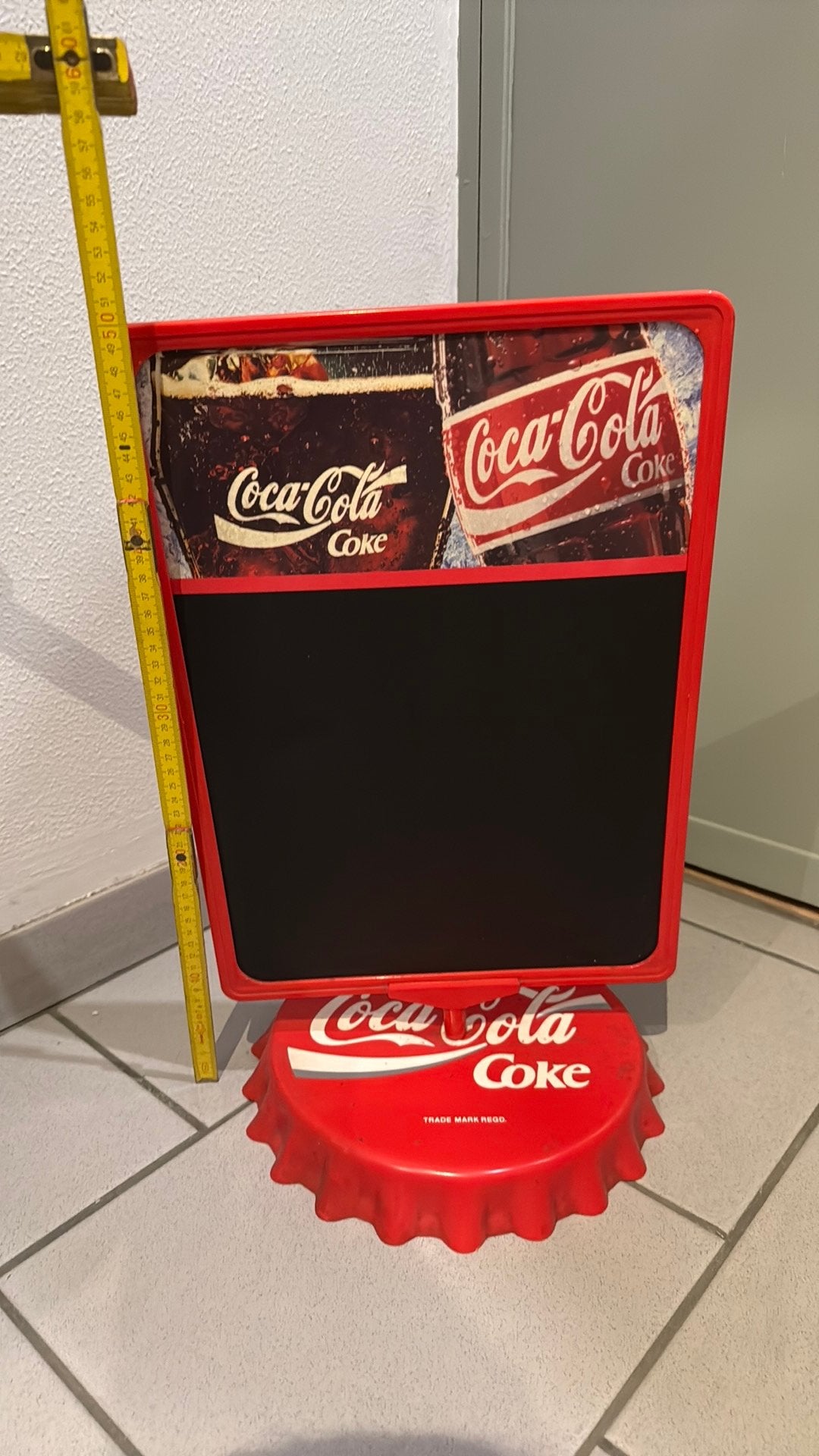 Assiette de menu Coca-Cola pied en forme de couronne -RAR, Collections, Marques & Objets publicitaires, Enlèvement ou Envoi