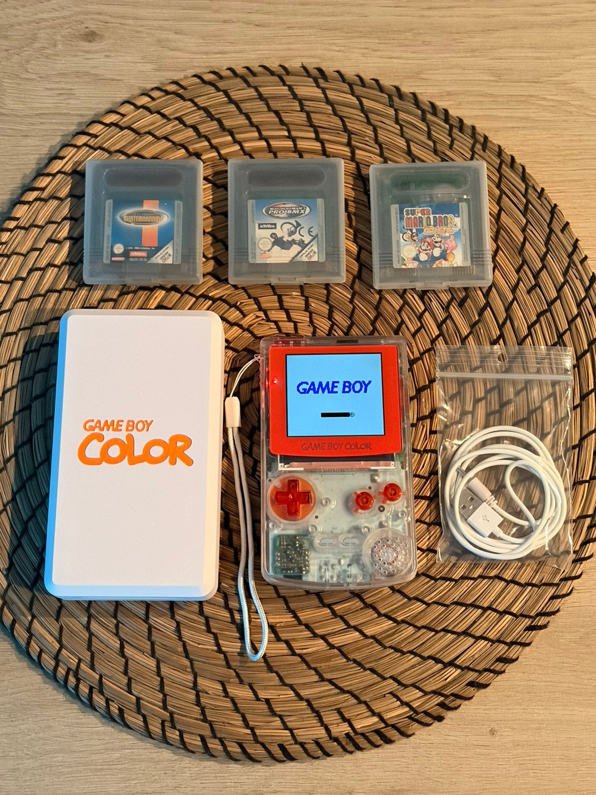 Astuces couleur pour Game Boy entièrement modifiées, Enlèvement ou Envoi, Neuf, Game Boy Color, Avec jeux