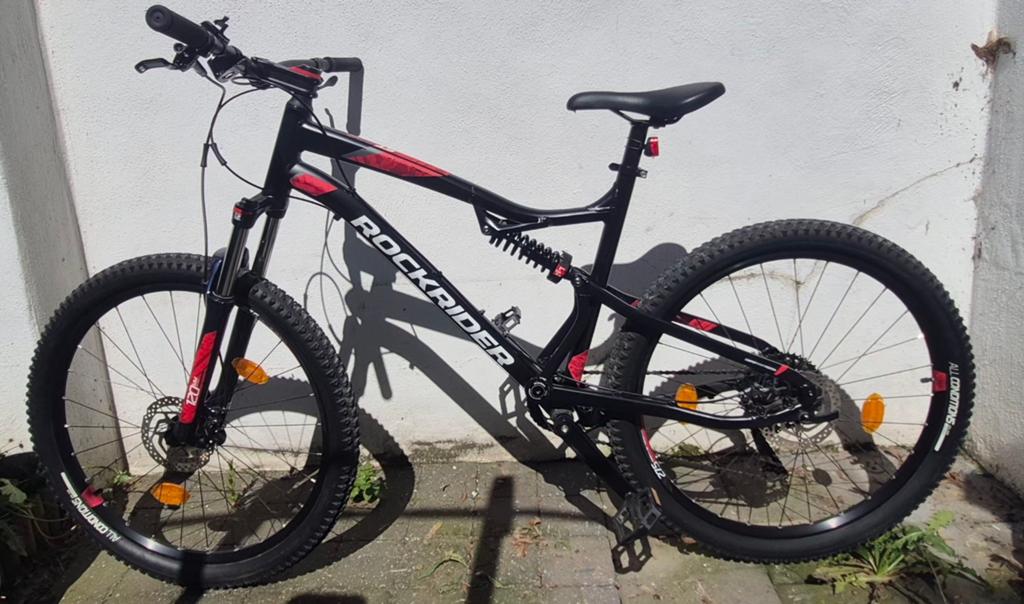 VTT Tout-Suspendu Rockrider ST 530 S – Taille XL, Vélos & Vélomoteurs, Autres marques, Enlèvement ou Envoi, Comme neuf, Hommes