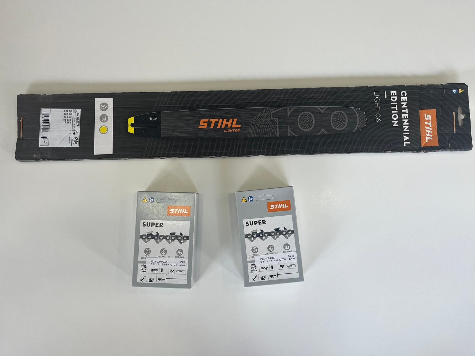 Lame de scie Stihl 100 ans 50 cm + 2 chaînes !, Enlèvement ou Envoi, Neuf