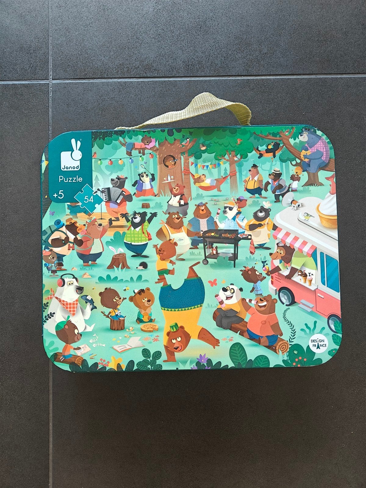 Puzzel Janod 54 stukken, Ophalen, Meer dan 50 stukjes, Gebruikt, 4 tot 6 jaar