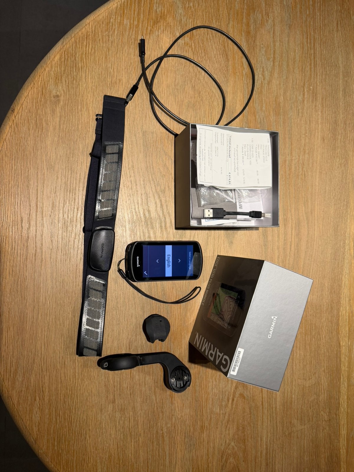 Garmin 1030 edge Plus, Sports & Fitness, Cardiofréquencemètres, Enlèvement, Comme neuf, Garmin