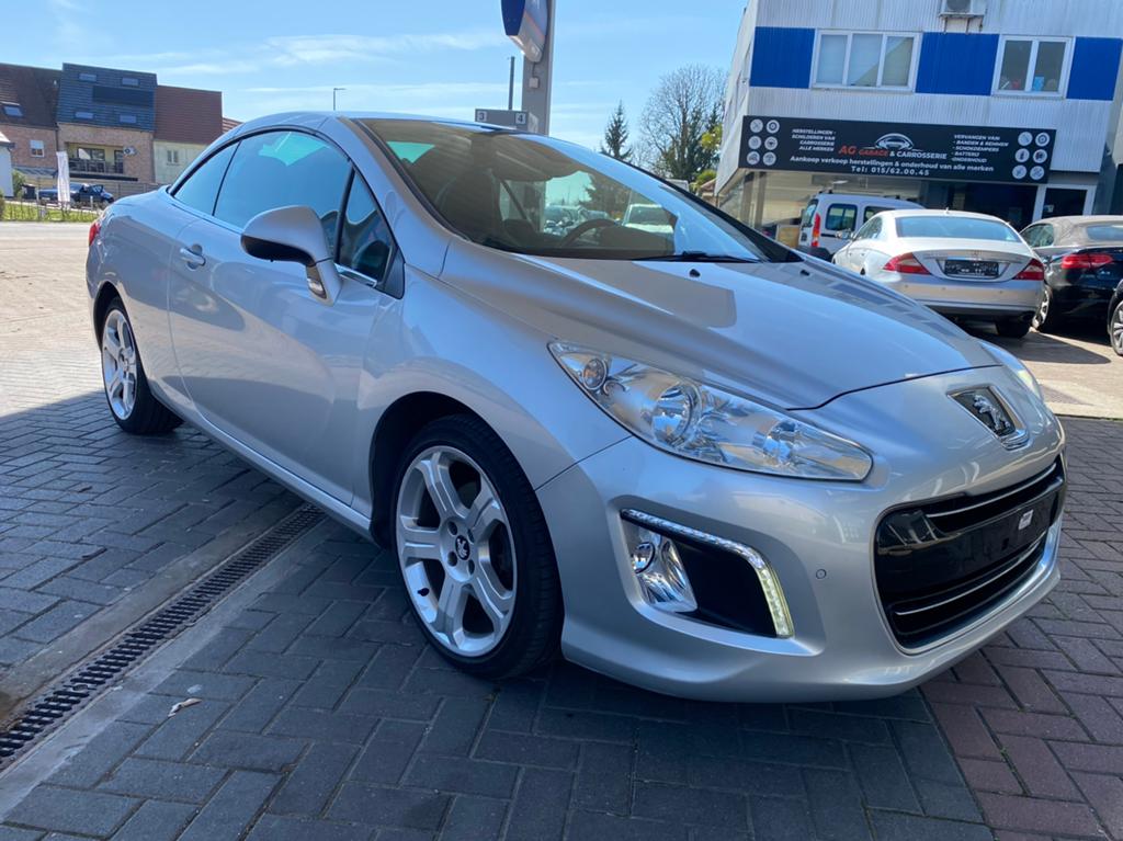 Peugeot 308cc 1.6 - BENZINE - AUTOMAAT - 130.000km - 2012, Auto's, Peugeot, Automaat, Zwart, Cabriolet, 1600 cc
