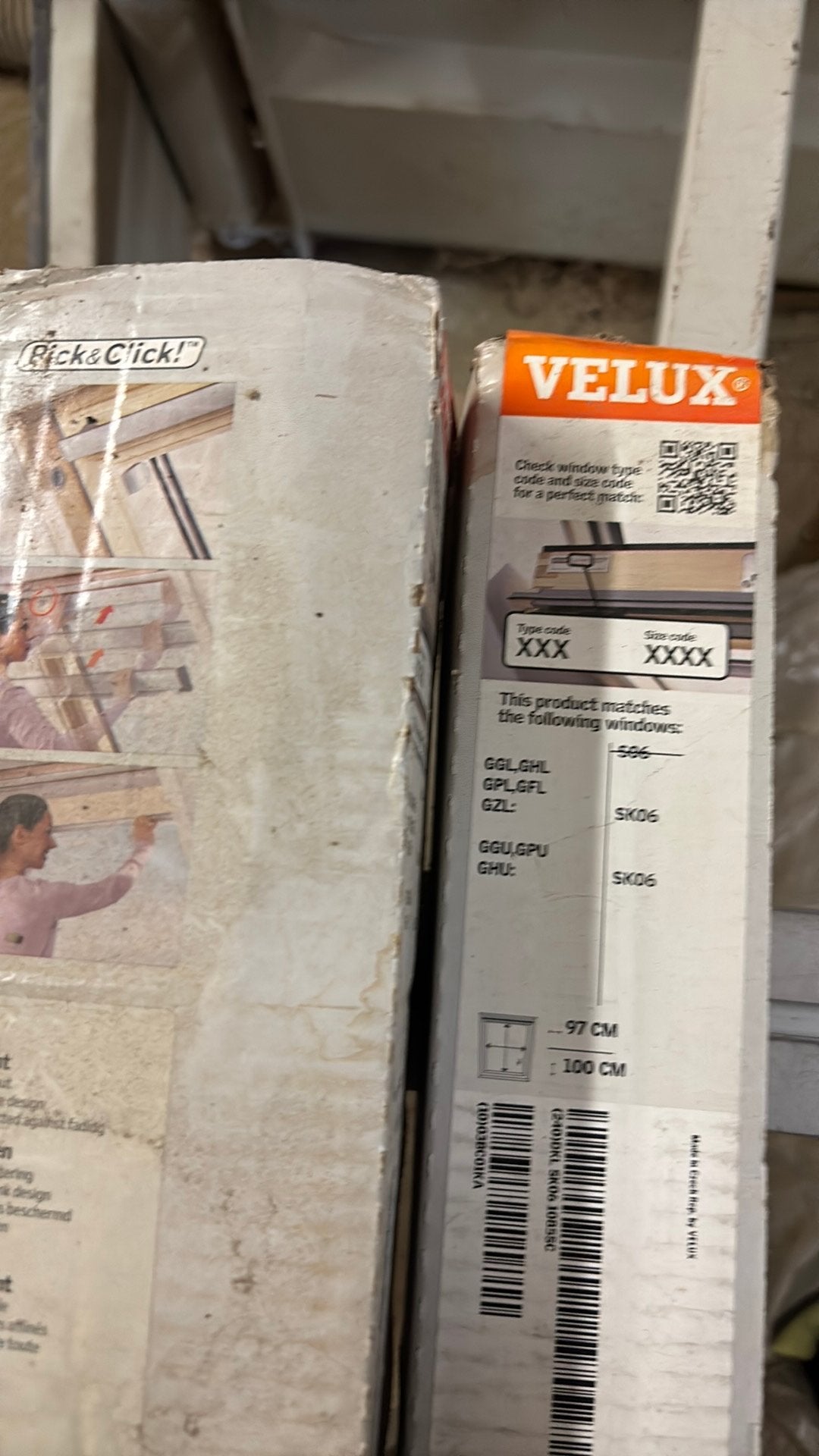 Velux verduistergordijnen Breedte 97 cm hoogte 100cm, Ophalen, Nieuw