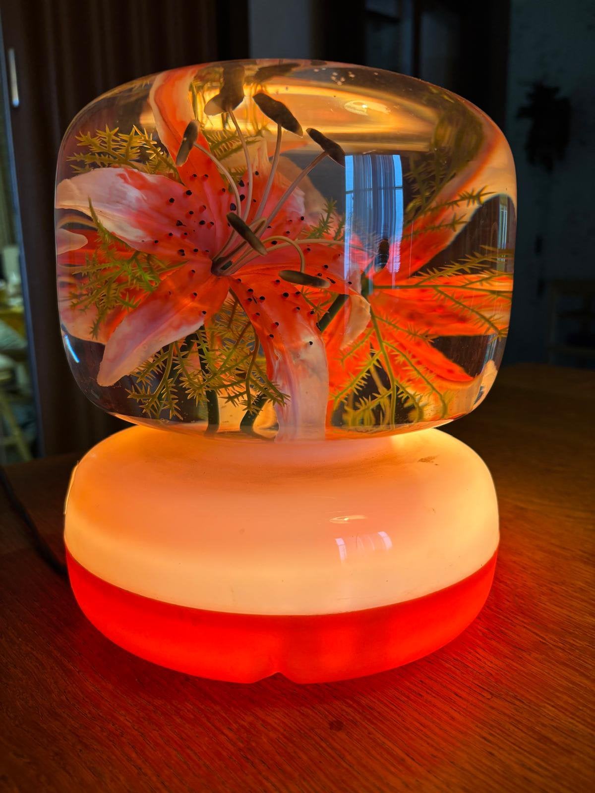 Space Age UFO-tafellamp, perfecte staat, Vintage, Orange, Comme neuf, Enlèvement
