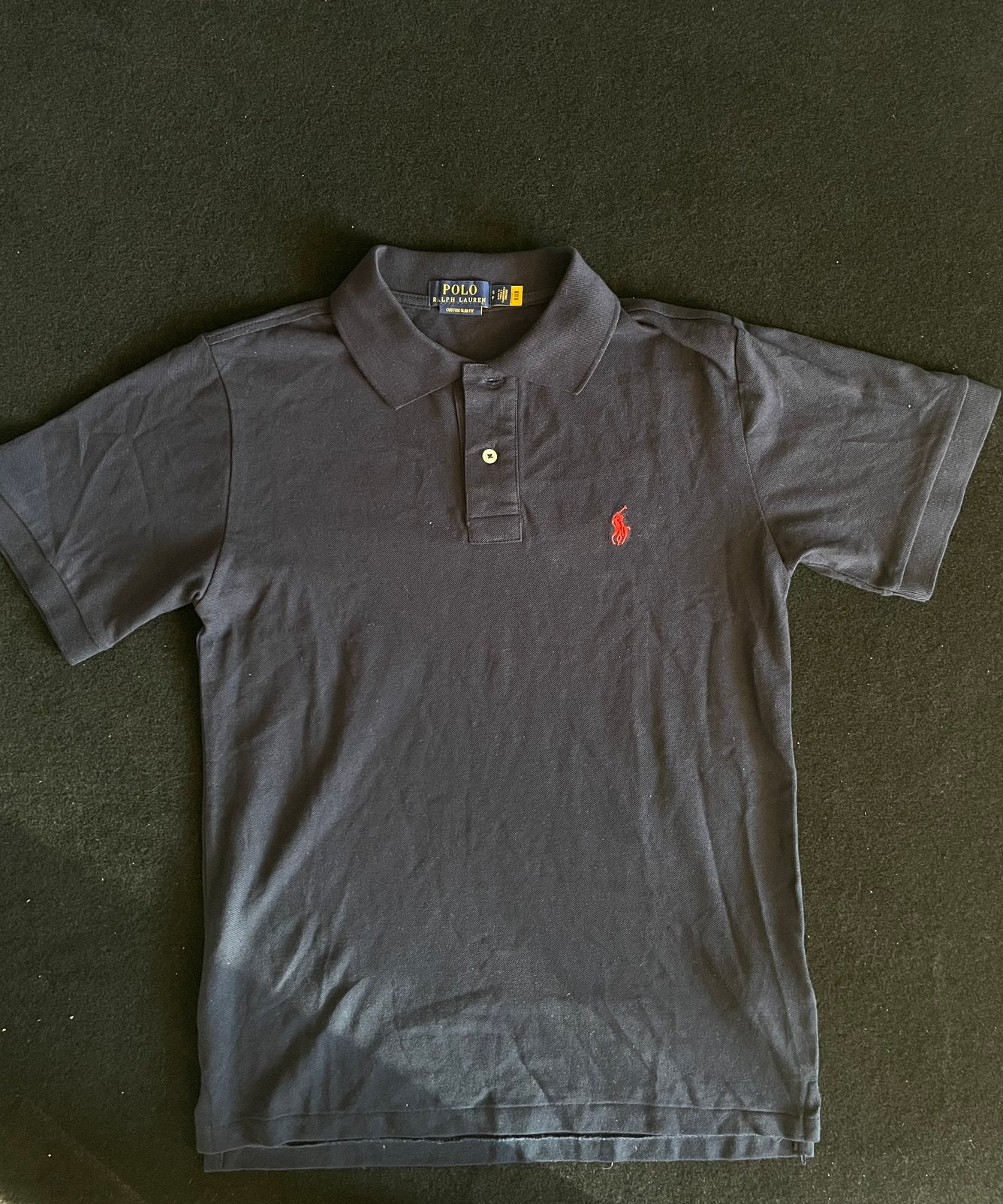 Ralph Lauren polo Navy met rood logo maat S gloednieuw, Kleding | Heren, Polo's, Ophalen of Verzenden, Nieuw, Maat 46 (S) of kleiner