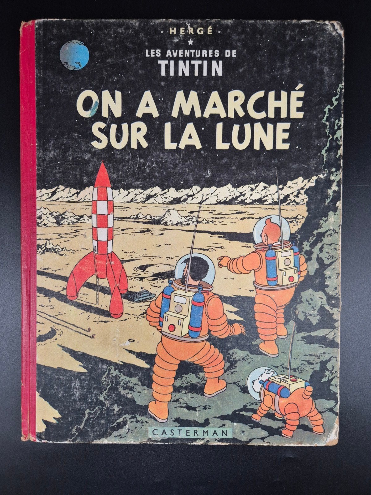 Tintin T17 On a marché sur la Lune EO belge 1954 Hergé, Enlèvement ou Envoi