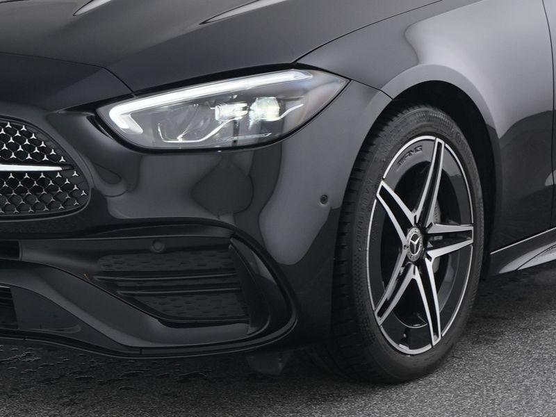 Mercedes-Benz C-klasse 180 Berline AMG Line | Panoramisch Da, Automaat, 4 deurs, Zwart, 4 cilinders