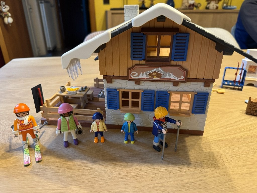 Playmobil Châlet de ski, Enlèvement, Utilisé
