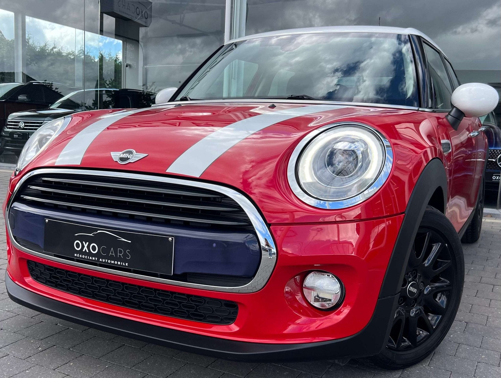 MINI Cooper D CHILI RED 1.5 D 116CV / GPS / FULL LED / BLUET, Rouge, Achat, Euro 6, 5 portes