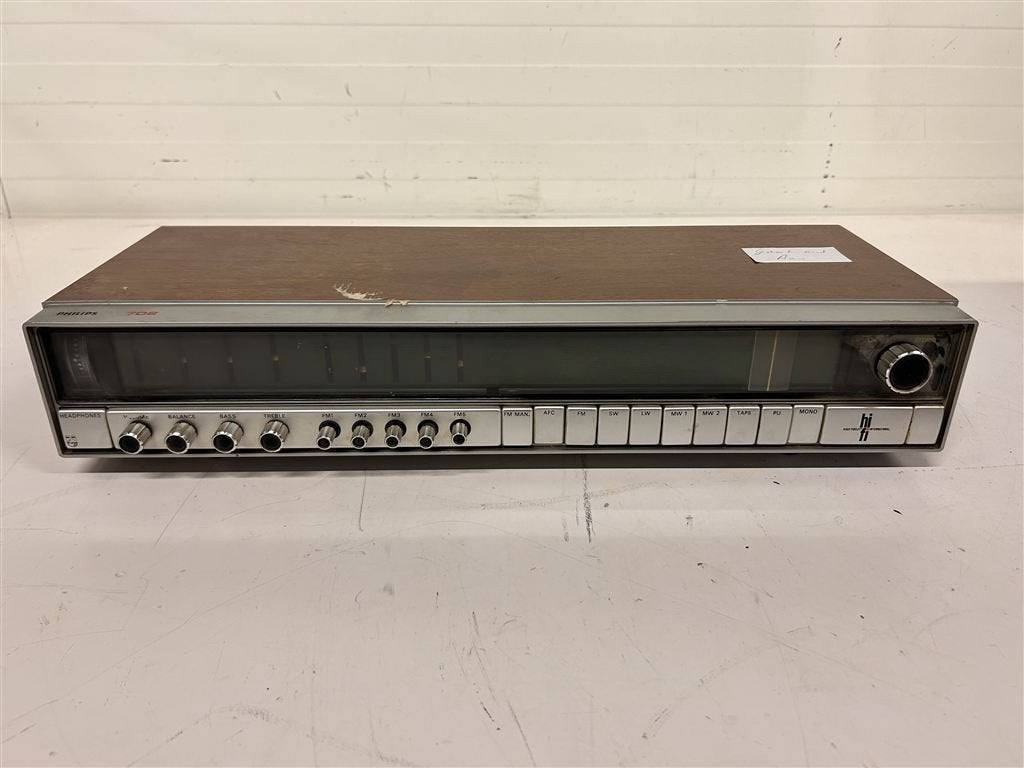 A7387. Philips 702 radio versterker, 22RH702/902, Ophalen of Verzenden, Gebruikt, Radio