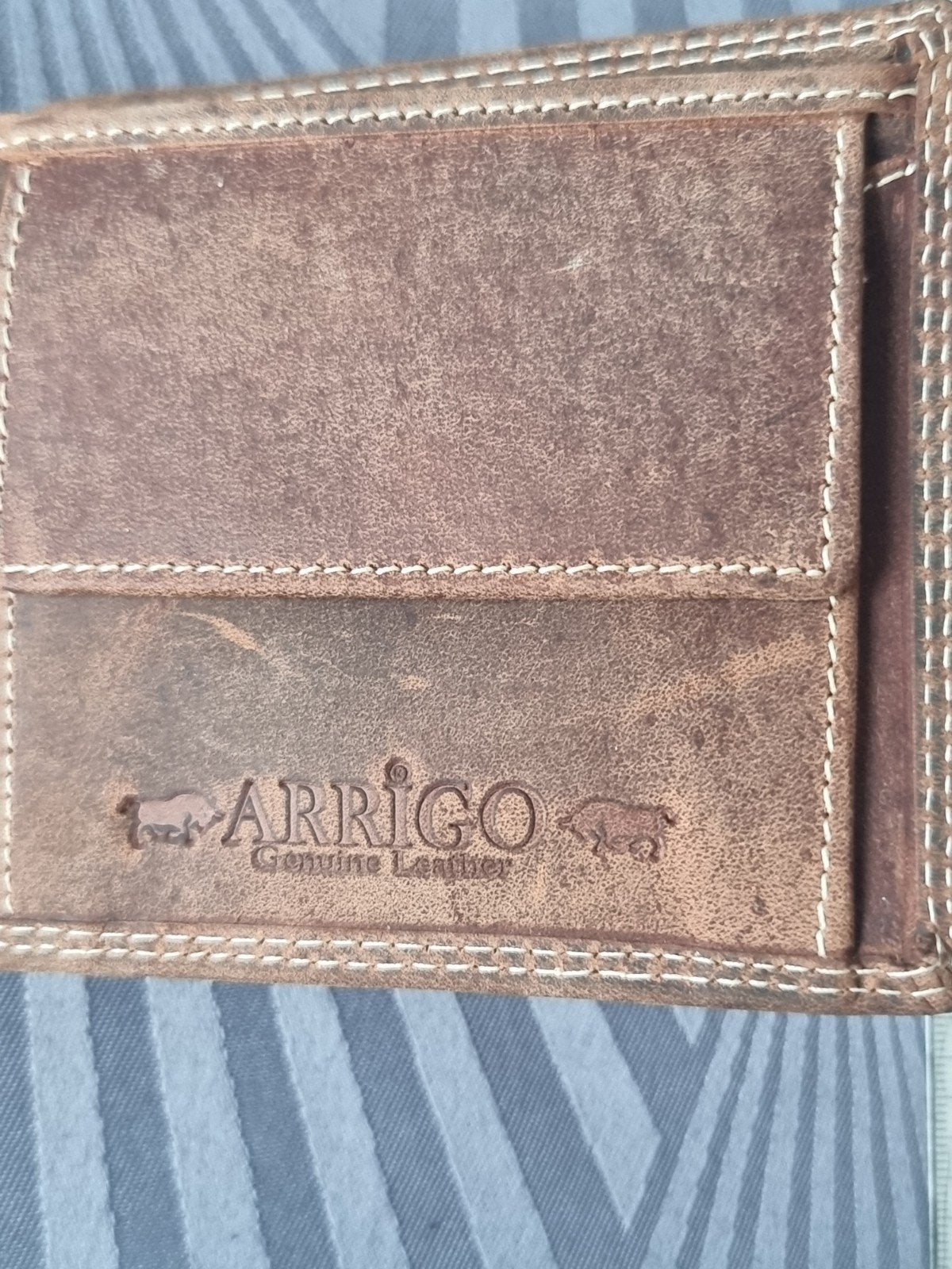 ARRIGO Leren Portemonnee – Splinternieuw – Echt Leder, Ophalen of Verzenden, Nieuw, Bruin, Leder