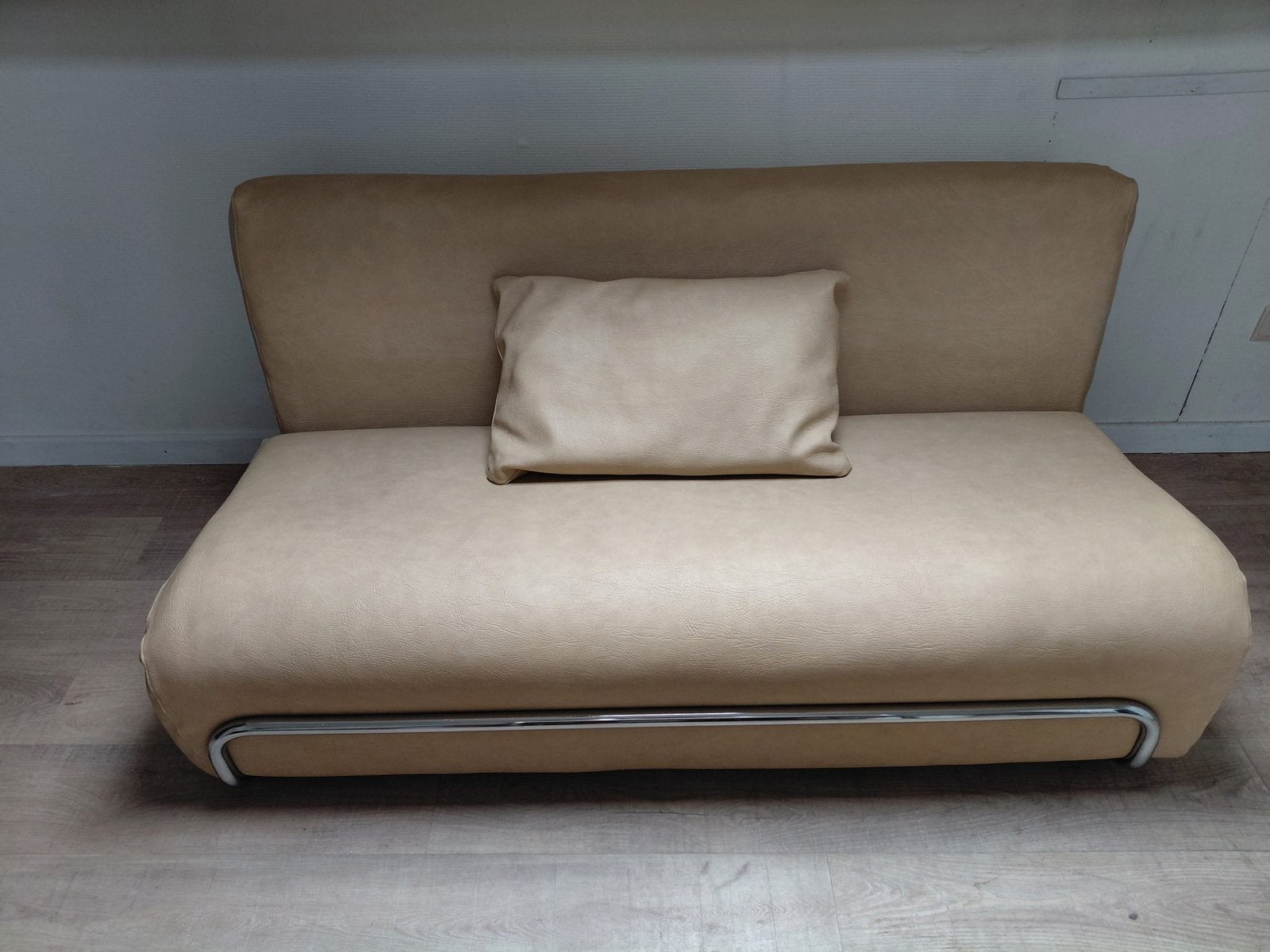 Lederen vintage zetel, Ophalen, Zo goed als nieuw