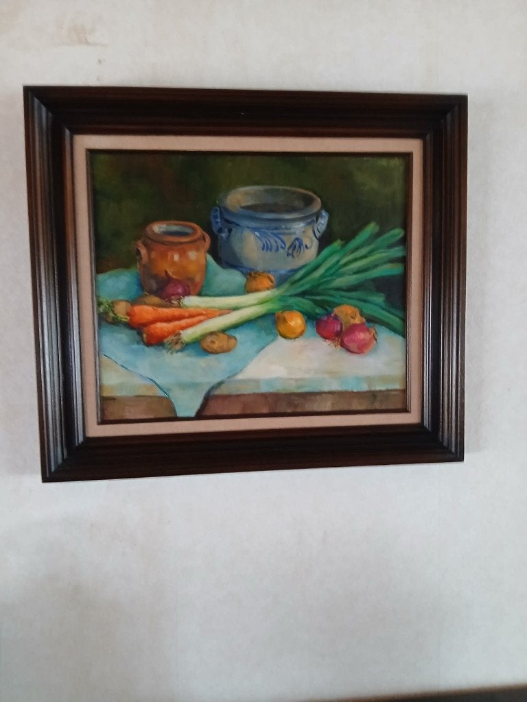 schilderij, Enlèvement, Classique, Nature morte, Toile