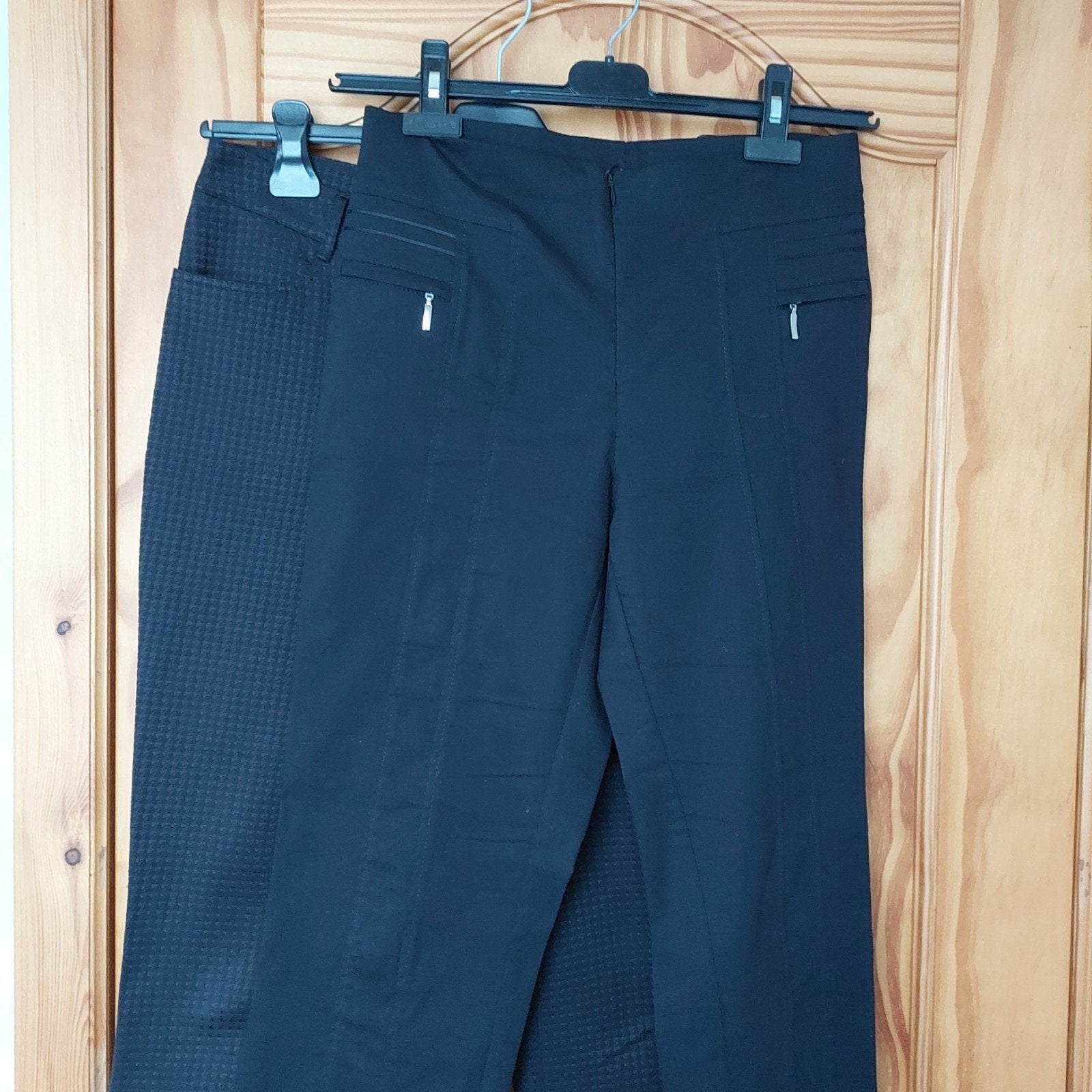 2 zwarte lange broeken mt 40, Kleding | Dames, Broeken en Pantalons, Ophalen