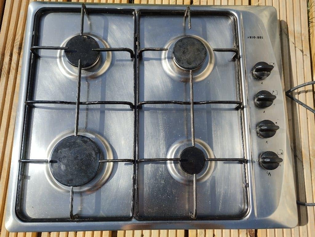 inbouw kookplaat op gas (propaan/butaan), Electroménager, Tables de cuisson, Gaz, 4 zones de cuisson, Encastré, Enlèvement