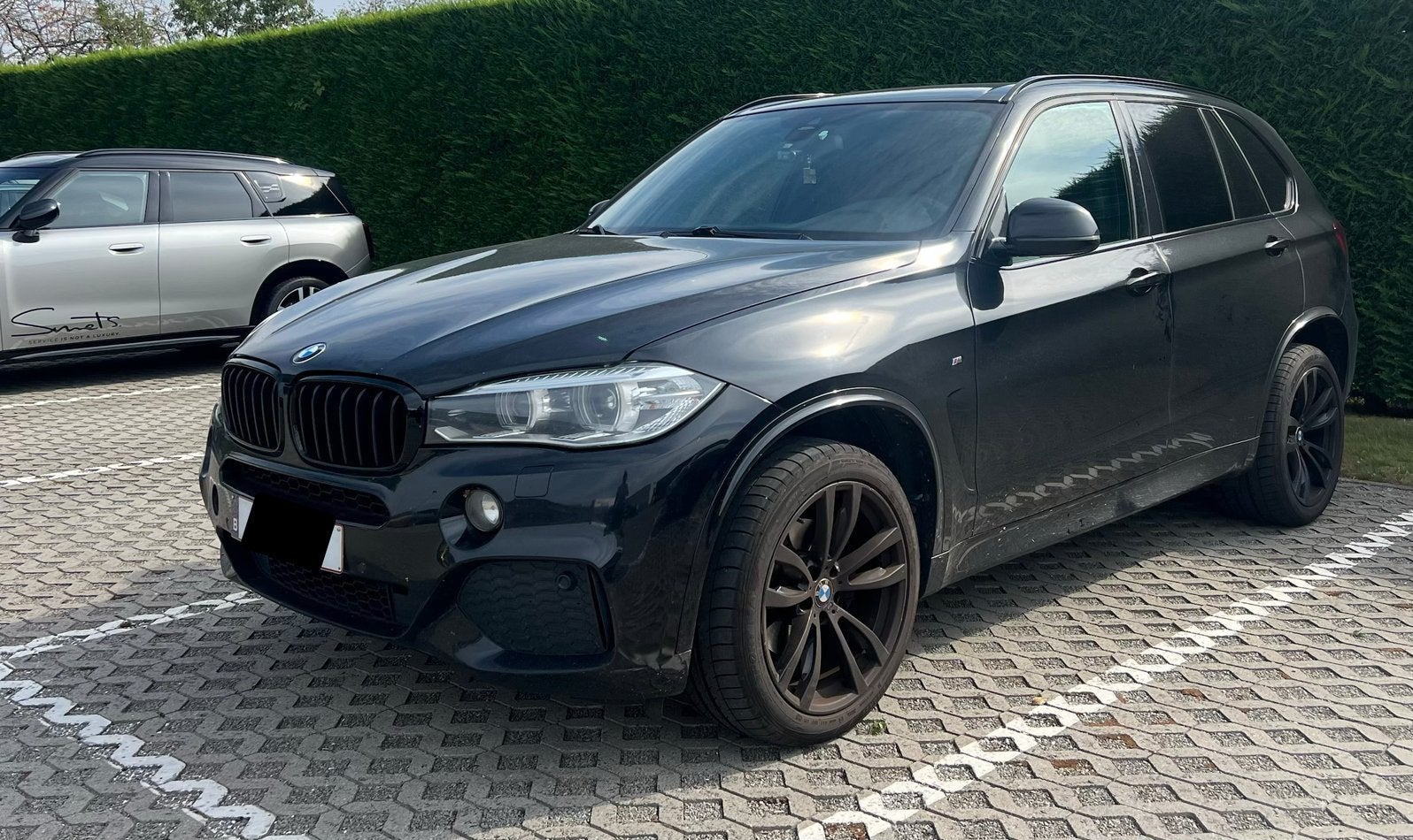 BMW X5 F15 3.0 Lichte Vracht, Auto's, BMW, Automaat, Dealer onderhouden, Zwart, Leder