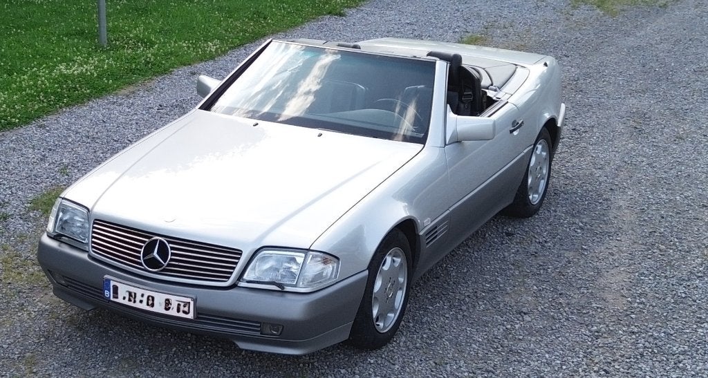 Mercedes 500 SL, Autos, Mercedes-Benz, Cuir, Argent ou Gris, Achat, 5000 cm³
